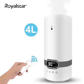 

Top Fill 4L Humidifier Essential Oil Aroma Diffuser Cool Mist Ultrasonic Air Humidifier With Intelligent Remote Control