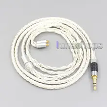 LN007203 16 Core OCC Silver Plated Headphone Earphone Cable For Audio Technica ATH CKR100 CKR90 CKS1100 CKR100IS CKS1100I