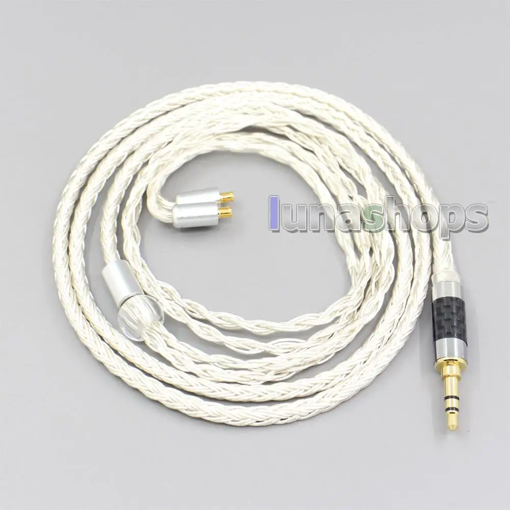LN007203 16 Core OCC Silver Plated Headphone Earphone Cable For Audio Technica ATH CKR100 CKR90 CKS1100 CKR100IS CKS1100I