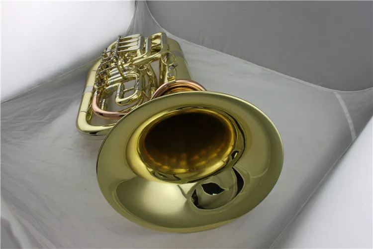 Description Picture 6 of itemGold Lacquer Rotary Euphonium ( 4 VALVE  Tone C/Bb)