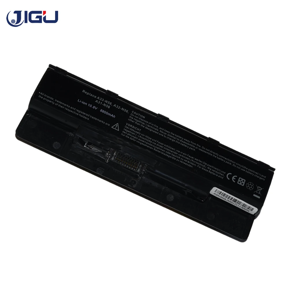 Ceny Bateria do laptopa jigu A31 N56 A32 N56 A32 N46 A33 N56 dla Asus N46 N46V N46VM N46VZ N56 N56D N56V N56VV N56VZ N76 N76V 10400MAH