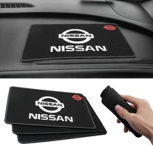Alfombrilla antideslizante para salpicadero de coche, accesorios de Interior para Nissan, Nissan, Nismo, Tiida, Teana, Skyline, Juke, x-trail, 1 Uds.