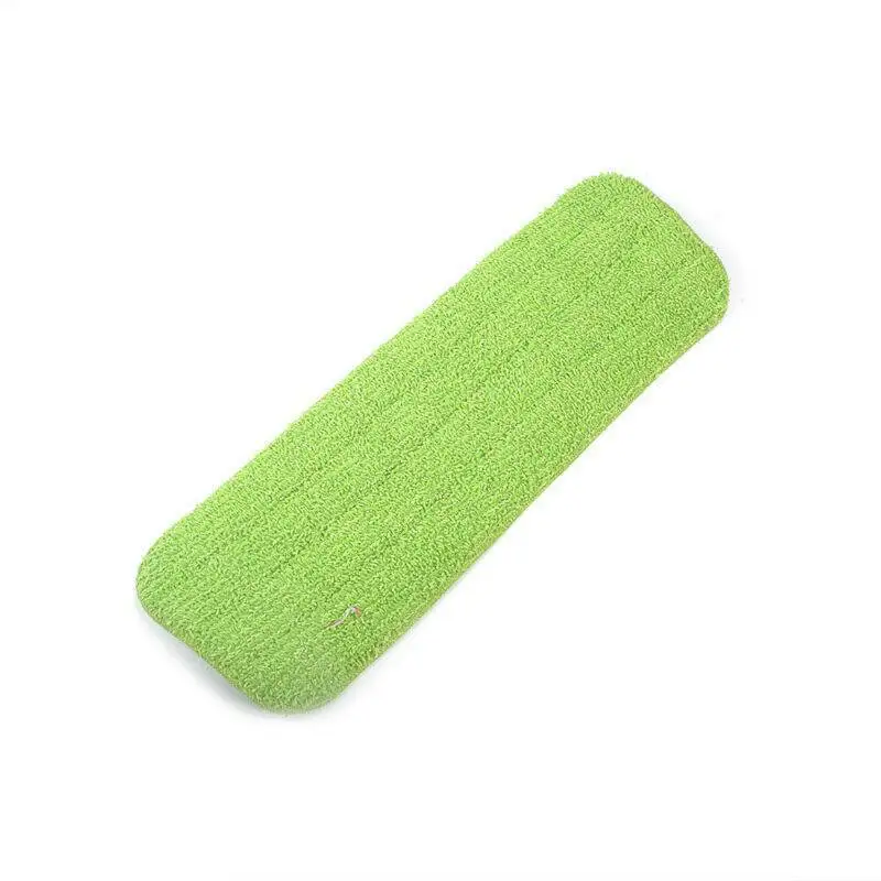 Green Швабра для пола из микрофибры для уборки, сменная домашняя тряпка для очистки от пыли, многоразовый моющий инструмент, долговечный - Цвет: Green