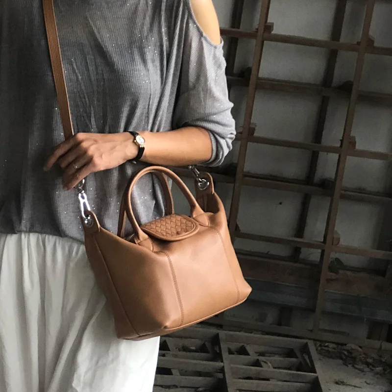  leather bag capacity dumplingsr leather texture packages female portable oblique