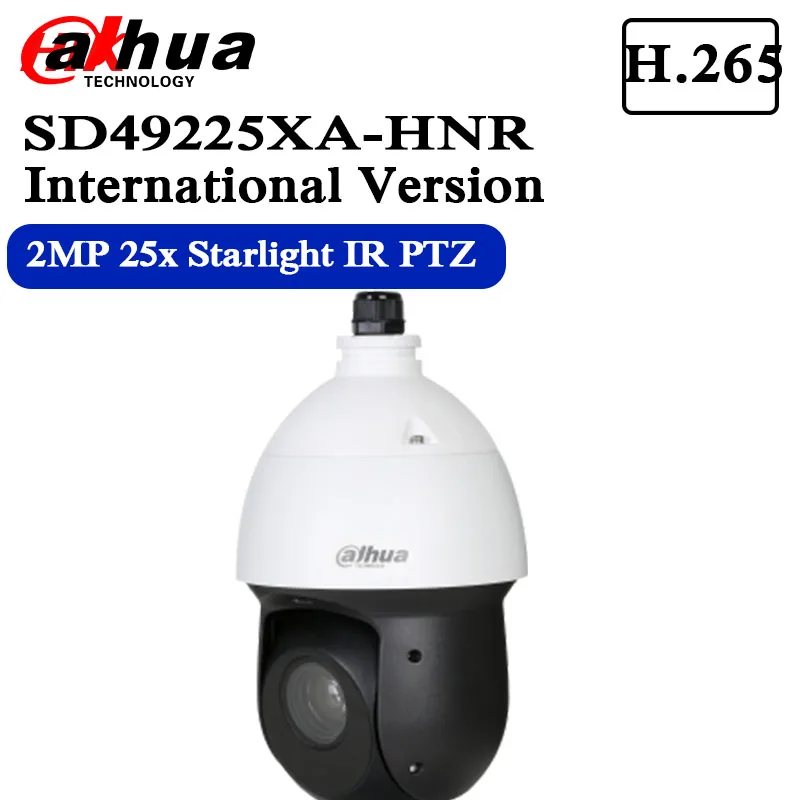 

Free Shipping DAHUA 2MP 25x Starlight IR PTZ AI Network Camera IP High-speed Dome Camera With Logo SD49225XA-HNR