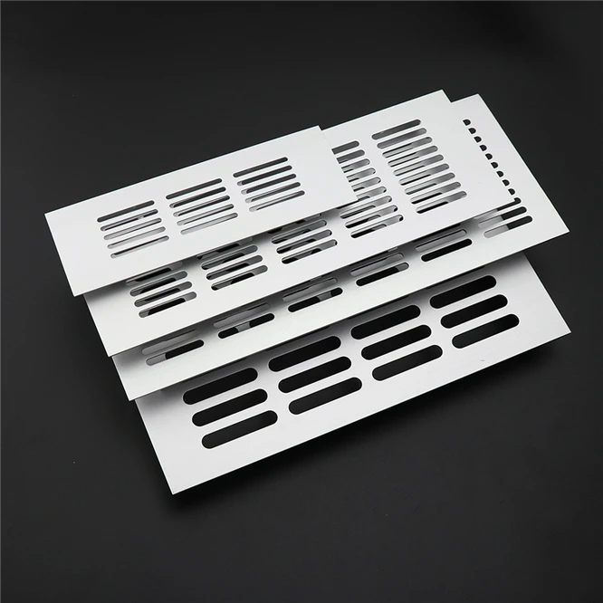 

10Pcs Vents Perforated Sheet Air Vent Ventilator Grille Cover Ventilation For Closet Shoe Air Conditioner home Decor cover