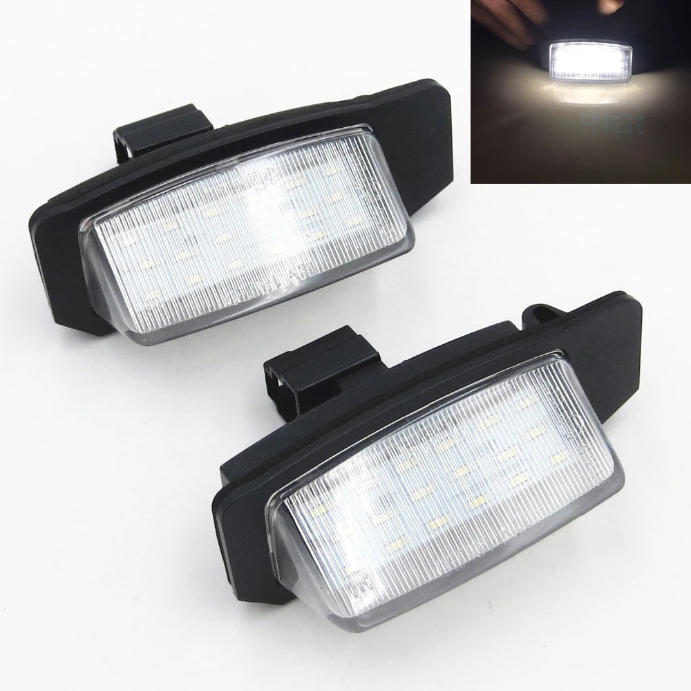 1 пара 18LED для Mitsubishi OUTLANDER 11/2006-8/2009/OUTLANDER XL(CW) 2006-2012 автомобильный номерной знак лампа автозапчасти аксессуары