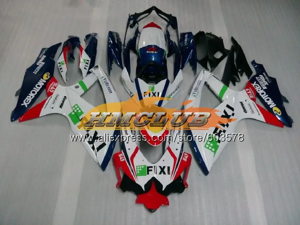 Средства ухода за кожей для SUZUKI GSXR 750 600 08 GSXR750 08 09 10 7CL. 30 серебристо-пламя GSX-R600 GSXR-750 K8 GSXR600 2008 2009 2010 обтекатели - Цвет: No. 14