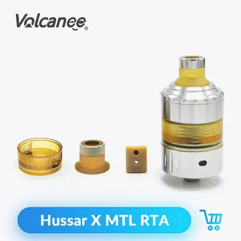 

Volcanee Coppervape Hussar X MTL RTA 2ml Capacity 316ss Steel Adjustable Airflow Vape Tank Atomizer Vaporizer VS Taifun GTR RTA