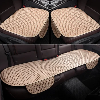 

Front Rear Car Seat Cover Ice Silk Car Protector Breathable Summer Cool Cushion Pad Mat for Hyundai Ford Honda Nissan