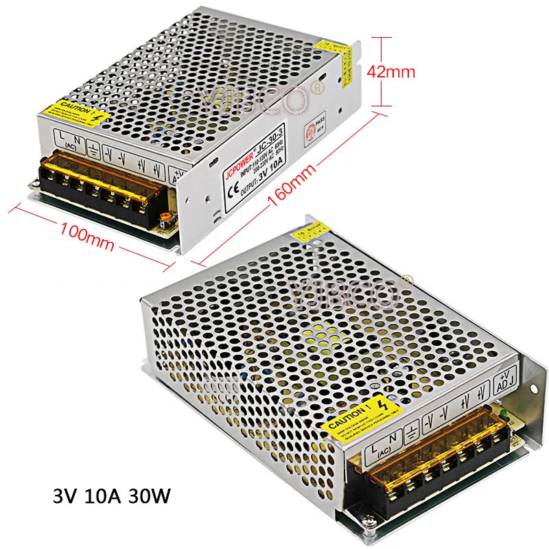 DC3V Regulated Switching Power Supply 10A/20A/25A/40A 180W Swich Driver Transformer AC110V 220V to DC 3v For LED Strip Light CNC DC3V Regulated Switching Power Supply 10A/20A/25A/40A 180W Swich Driver Transformer AC110V 220V to DC 3v For LED Strip Light CNC