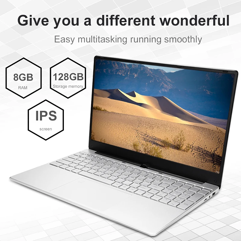  Studnet Del Computer Portatile da 15.6 Pollici Intel Core I3 5005U 8 Gb di Ram Netbook 256 Gb/512 G