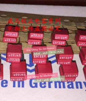 

MADE IN Germany FOR WIMA MKS2 63V 0.22UF 63V 224 220N P: 5mm capacitor