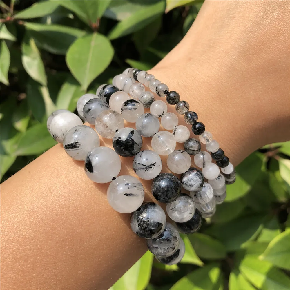 July Ruby Tourmalinated Quartz Bracelet - July Birthstone – Gemvius