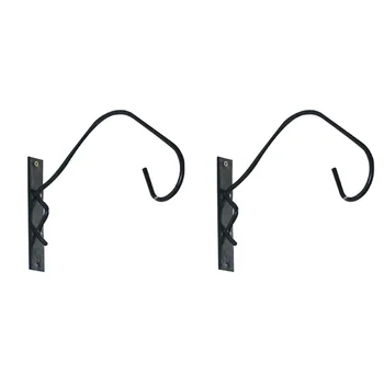 

2PCS Hanging Decorative Wall-mounted Flowerpot Bracket Planter Holder Plant Pot Hanger for Home Garden Balcony