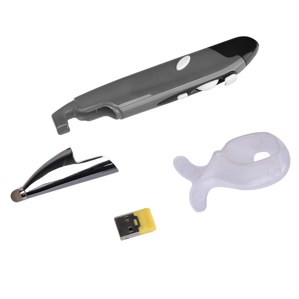 PR-06 2.4Ghz Wireless Optical Touch-pen Mouse 800/1200/1600DPI Wireless Mouse Pen with Stylus Function Handwriting Ergonomic