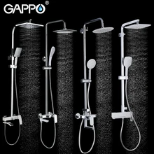 Faucet Tap-Bath-Mixer Shower-Set Waterfall GAPPO Rain Chrome