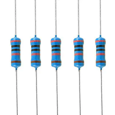 20K Ohm 1% 1/2W осевой свинцовый металлический пленочный резистор 500 шт