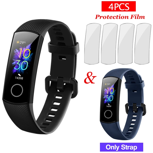 add Blue strap Смарт-браслет huawei Honor Band 4 для плавания с сенсорным экраном и сердцебиением, смарт-Браслет для спорта, браслет Honor band 4 - Цвет: add Blue strap