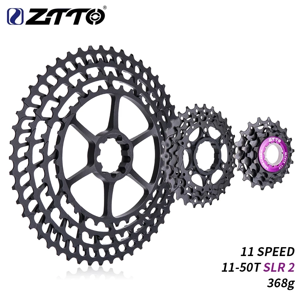 Ztto 11s 11-50t一眼レフ2カセットmtb 11速度ワイド比超軽量368グラムのcncフリーホイールマウンテンバイク自転車部品 × 1  9000