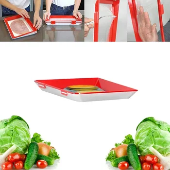 

Food Preservation Tray Food Fresh Keeping Clever Tray Creative Food plastic Preservation Fruit Vegetable Containers 3