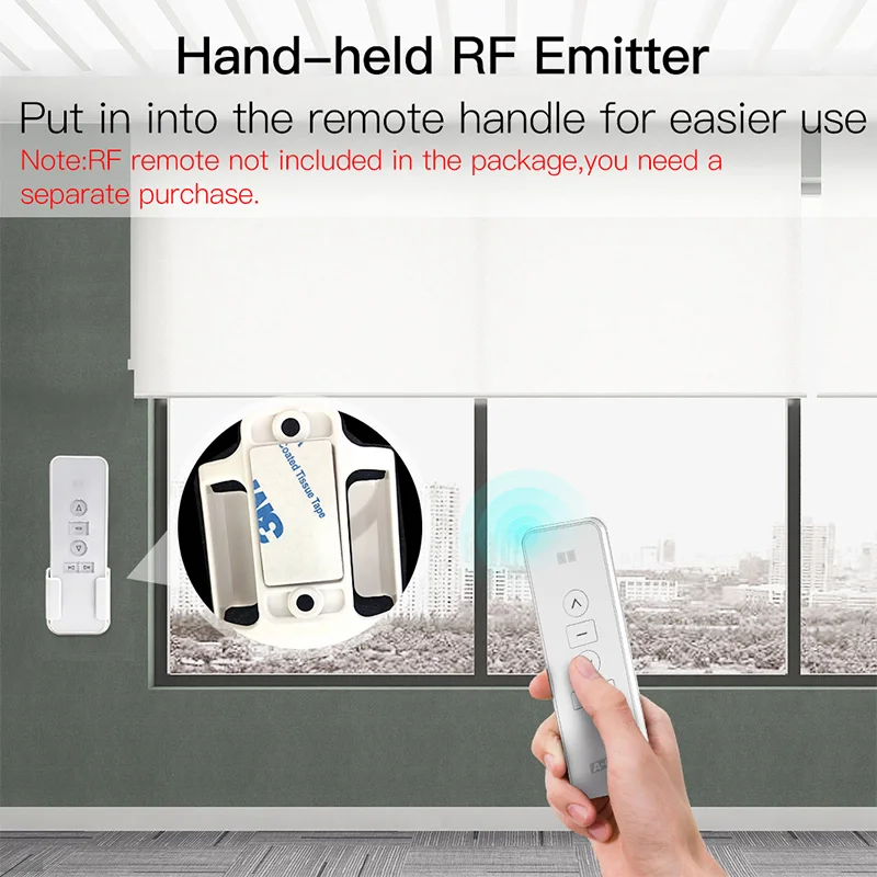 25 мм RF433 ZigBee Интеллектуальный трубчатый двигатель DC рольставни затвора