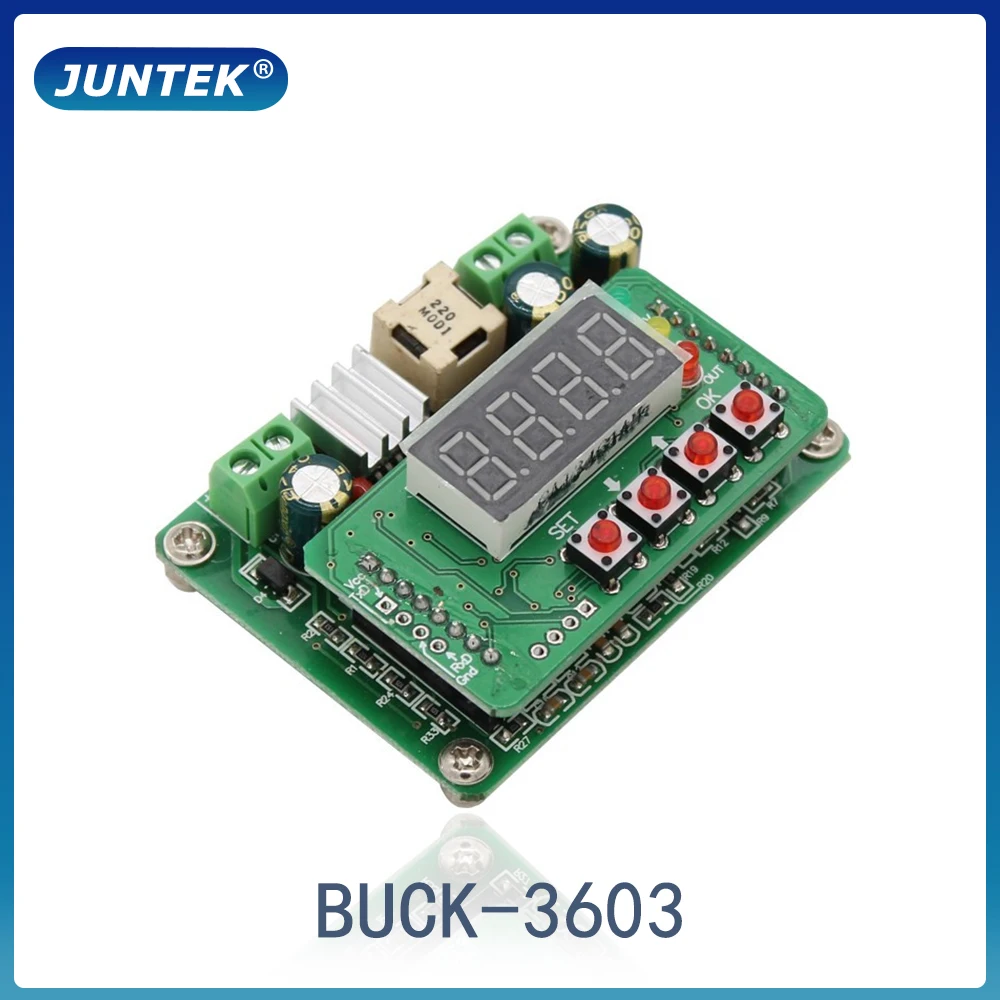 JUNTEK BUCK3603 цифровой блок питания постоянного тока понижающий модуль напряжения