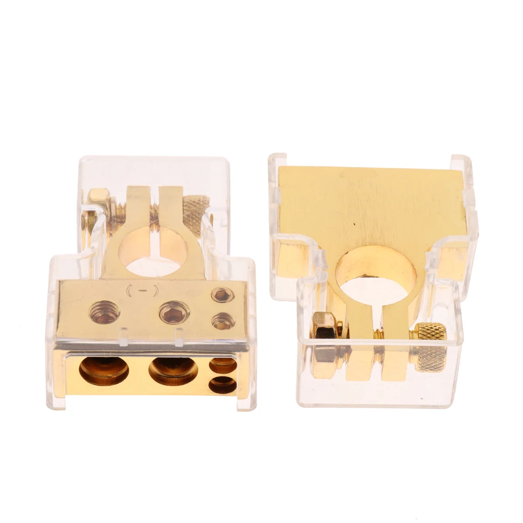 High Quality Battery Terminals Positive Clamp Connectors Car 2 4 8GA