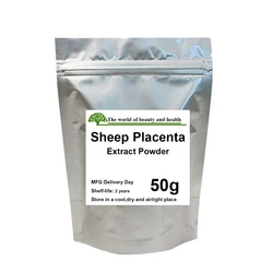 High Quality Sheep Placenta Powder Skin Whitening Remove Spots Anti Aging Cosmetic Raw Material