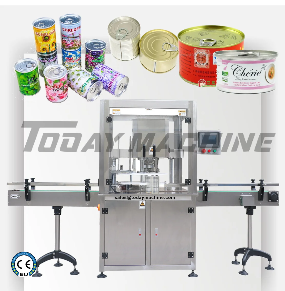 

Automatic small square tin can sealing machine rotary type supplier for sale