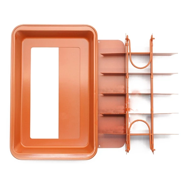 Brownie Non-stick Baking Pan with Built-In Slicer / Cutter (Large) CNIM Hot |