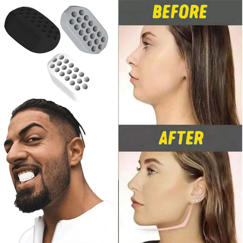 2Pcs/Lot Jaw Line Trainer Jaw Line Exerciser Ball JawLine Chew Ball Face Facial Muscle Exercise Workout Fitness Equipment