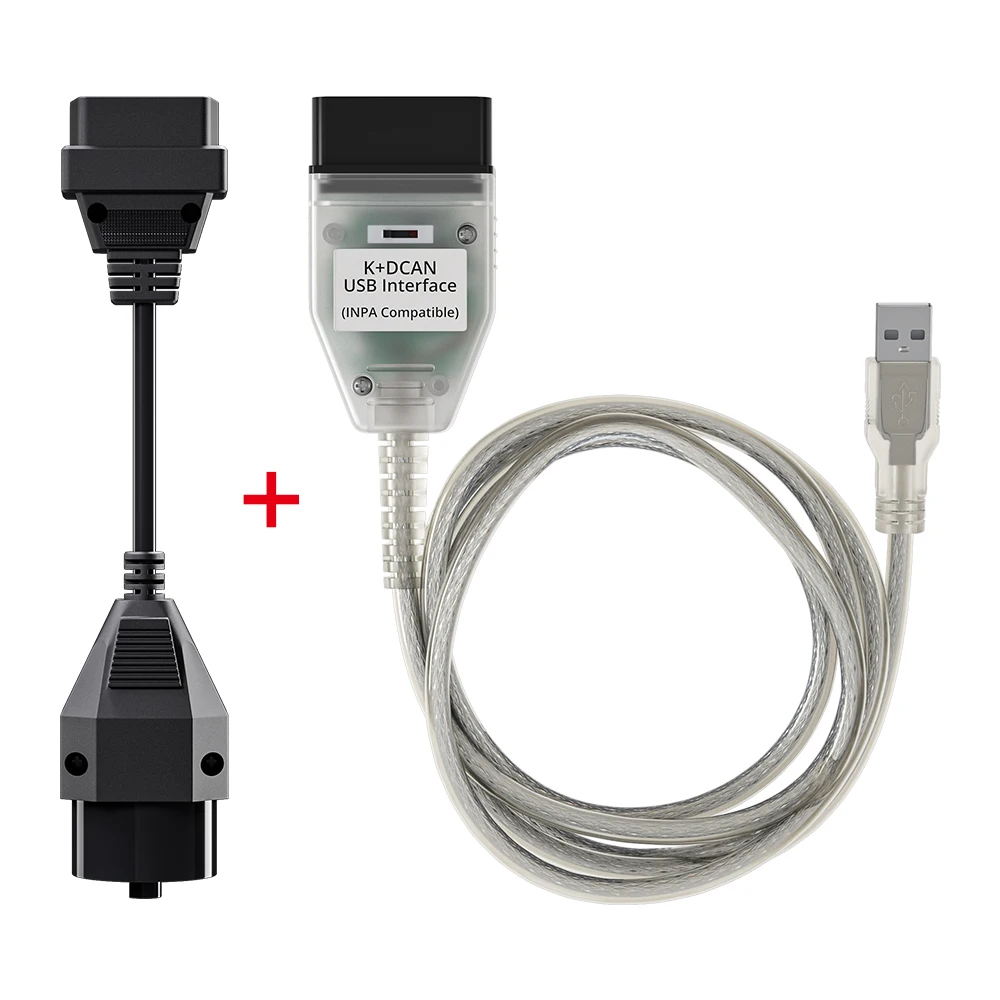 Для BMW INPA K + CAN с чипом FT232RL DCAN USB интерфейса плюс 20 контактный 16 адаптер OBD2 разъем
