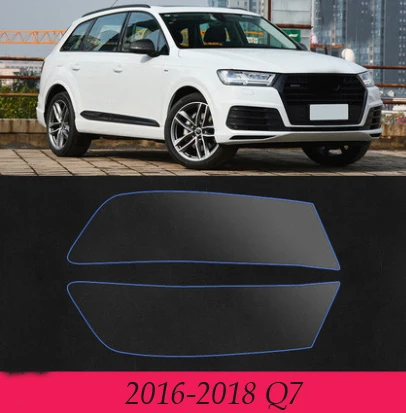 16-18 Q7 Колпаки для фар с мембраной для AUDI 2009 2010 с прозрачной пленкой для автомобильного стайлинга, модифицированные - Цвет: 16-18 Q7