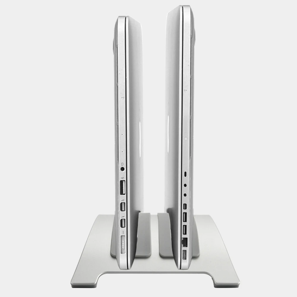 Подставка вертикальная для ноутбука алюминиевый держатель с двойным