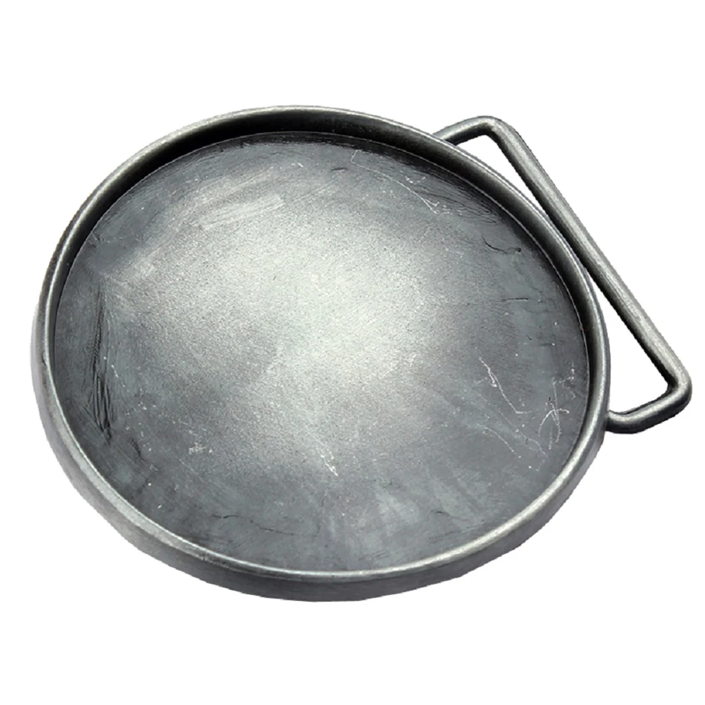 Fashion Western Mens Round Belt Buckles Cowboy Rodeo Retro Style Belt Buckle