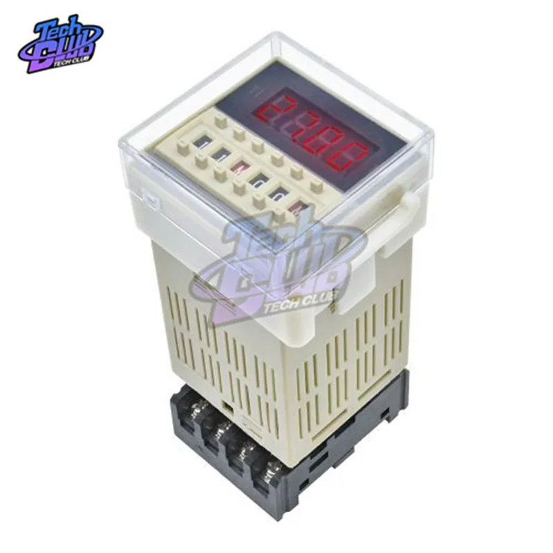 DH48S-SAC 110V 220V DC 12V 24V повторный цикл SPDT 0 1 s-990h программируемый таймер реле времени с