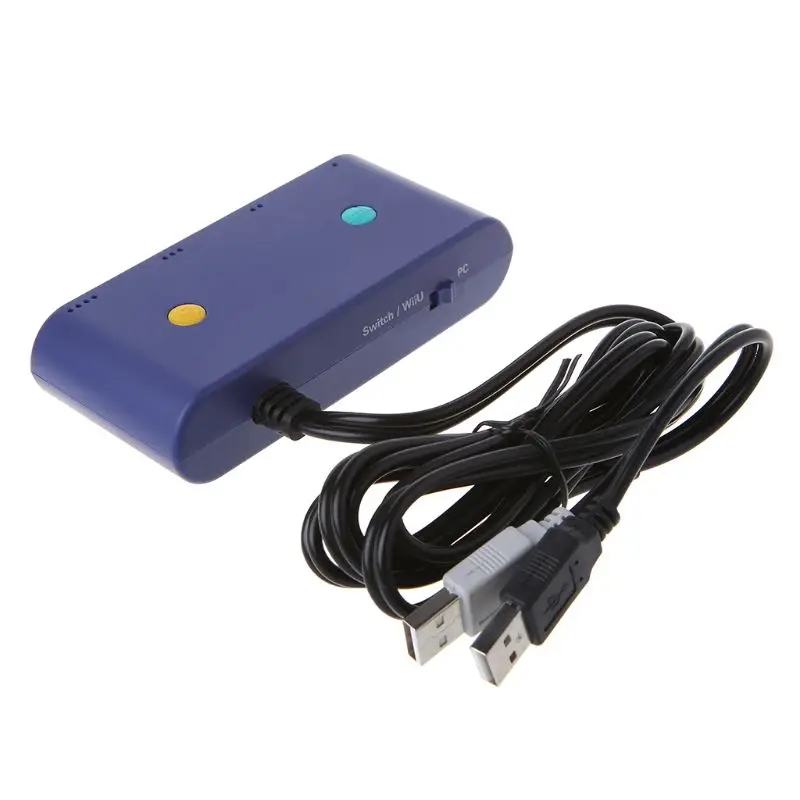 4 порта GC к WIIU PC переключатель для GameCube GC контроллеры USB адаптер конвертер для nintendo WiiU PC игровой аксессуар для NS переключатель