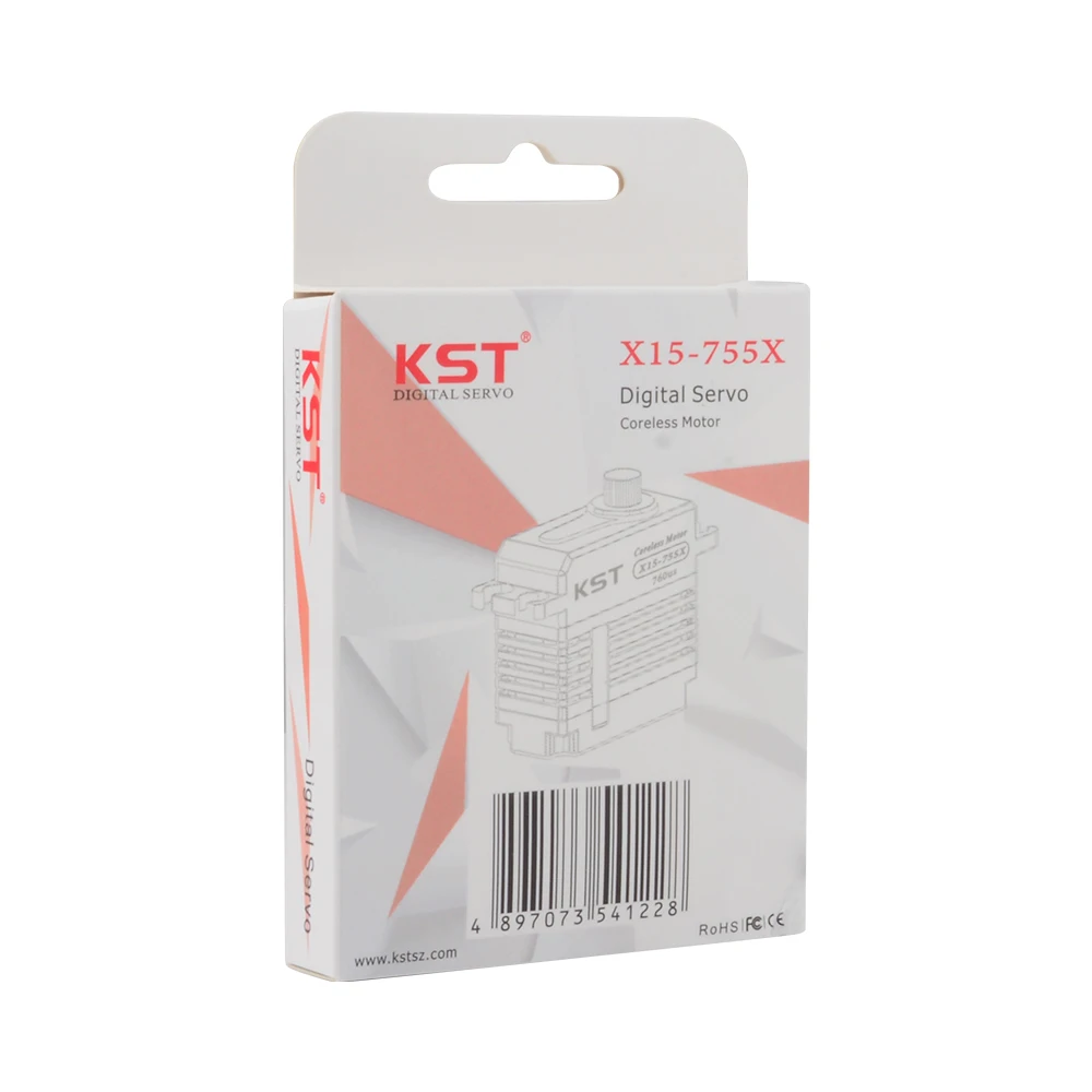 KST X15-755X, цифровой сервопривод, безсердечный, 10,2 кг, металлическая шестерня, Радиоуправляемый вертолет для БПЛА, Радиоуправляемый автомобиль, лодка, робот, рука, вертолет, самолет