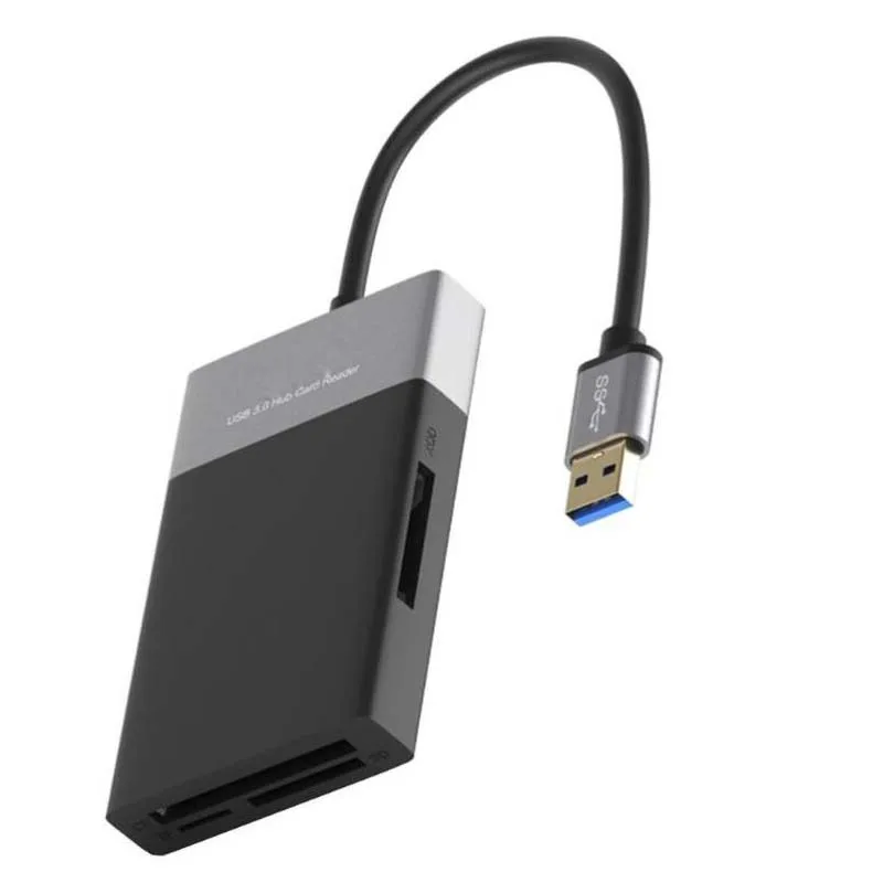 Супер Скоростной USB 3,0 XQD CF Micro SD TF кард-ридер адаптер для Windows Vista Lunux для Mac OS Бесплатный драйвер подключи и играй