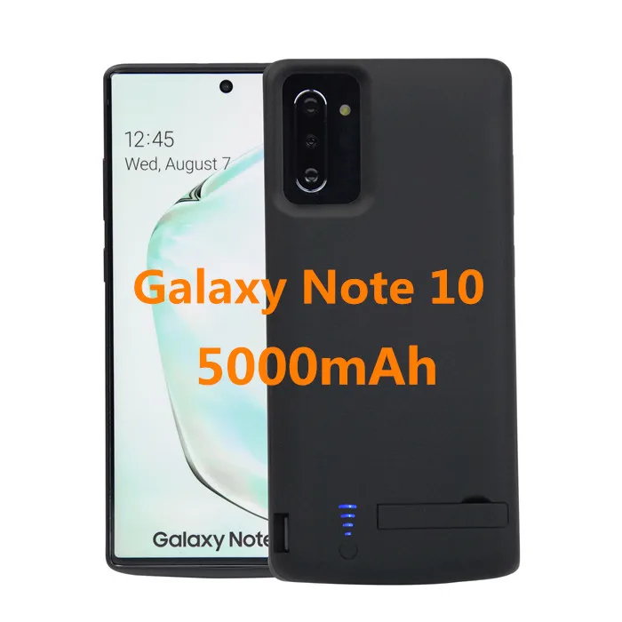 5000 for Note 10 6000 мАч внешние Чехлы для аккумуляторов для samsung Galaxy Note 10 Plus ультра тонкие Чехлы для портативного зарядного устройства для samsung Note 10 power Case - Цвет: 5000 for Note 10