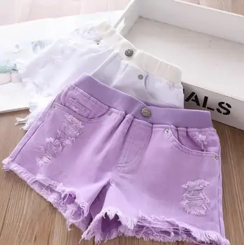 

2020 New Arrival Girls Denim Holes Shorts Summer Girls Shorts 2-7 years PY960