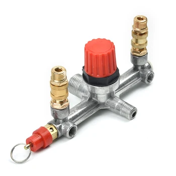 

Air Compressor Pressure Valve Switch Manifold Plastic+Metal 230V 16A Kit