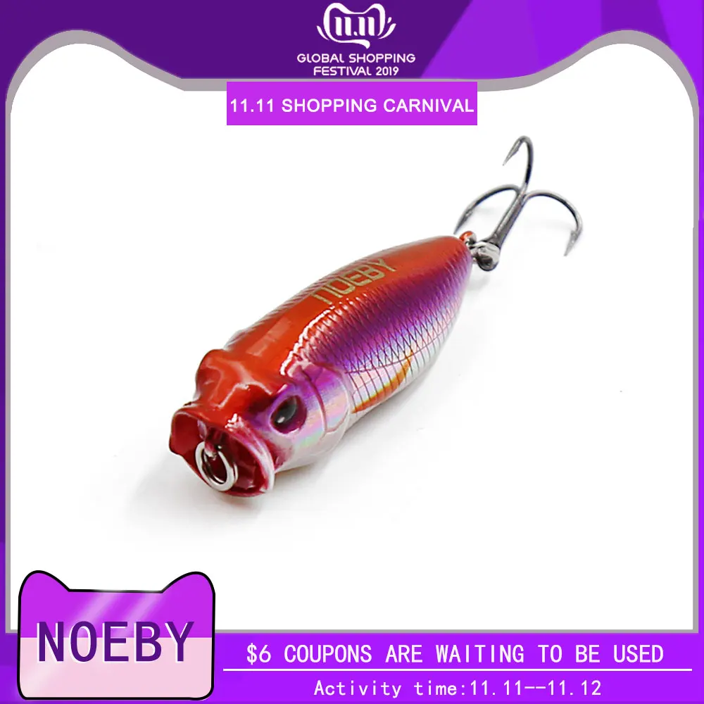 2019 Noeby мини Поппер для рыбалки 35 мм/2 5 г приманка плавающая ударяющая по воде