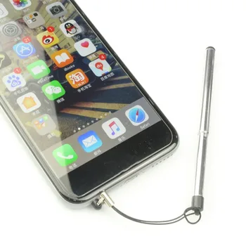

phone supply Retractable Universal Touch Screen Pen Capacitive Stylus Pen For Smart Phone Tablet For iPad Point Round Thin Tip