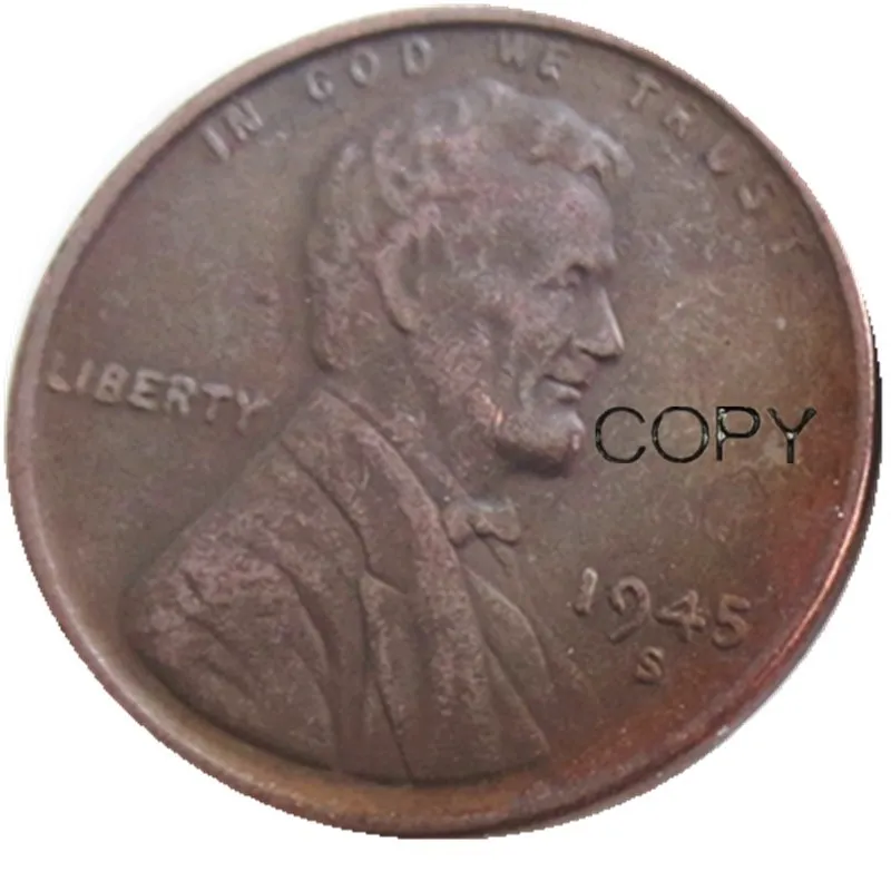 US One Cent 1945P/D/S Copy Coins - Цвет: 1945S