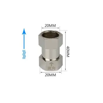 

1/2'' BSP Female Thread Brass Check Valve Single-track One Way Connector Back-flow Preventer Pipe Fitting for Water