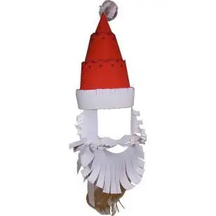 

Christmas Hats Fancy Dress Hood 3D Paper Model Geometry Handmade DIY Paper Creative Children Educational Toys Three-dimensional