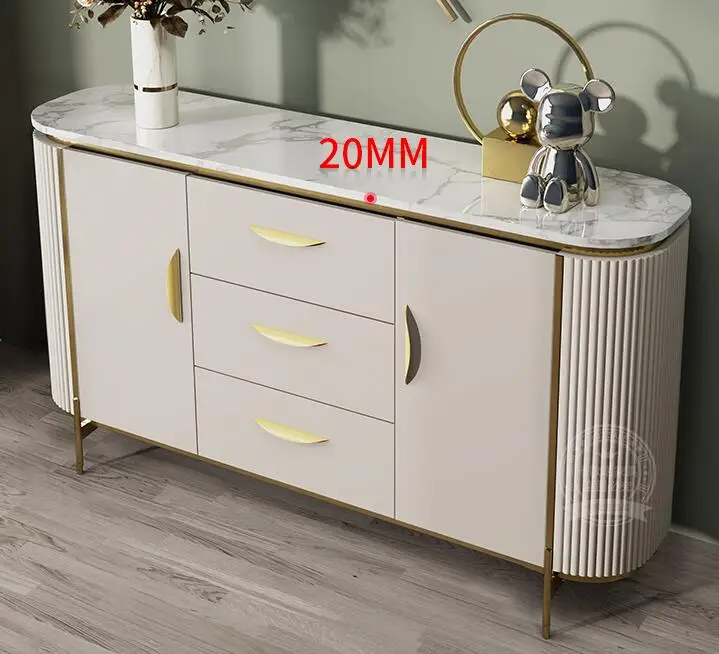 Dining side cabinet marble cabinet living room wall family small family decorative storage porch