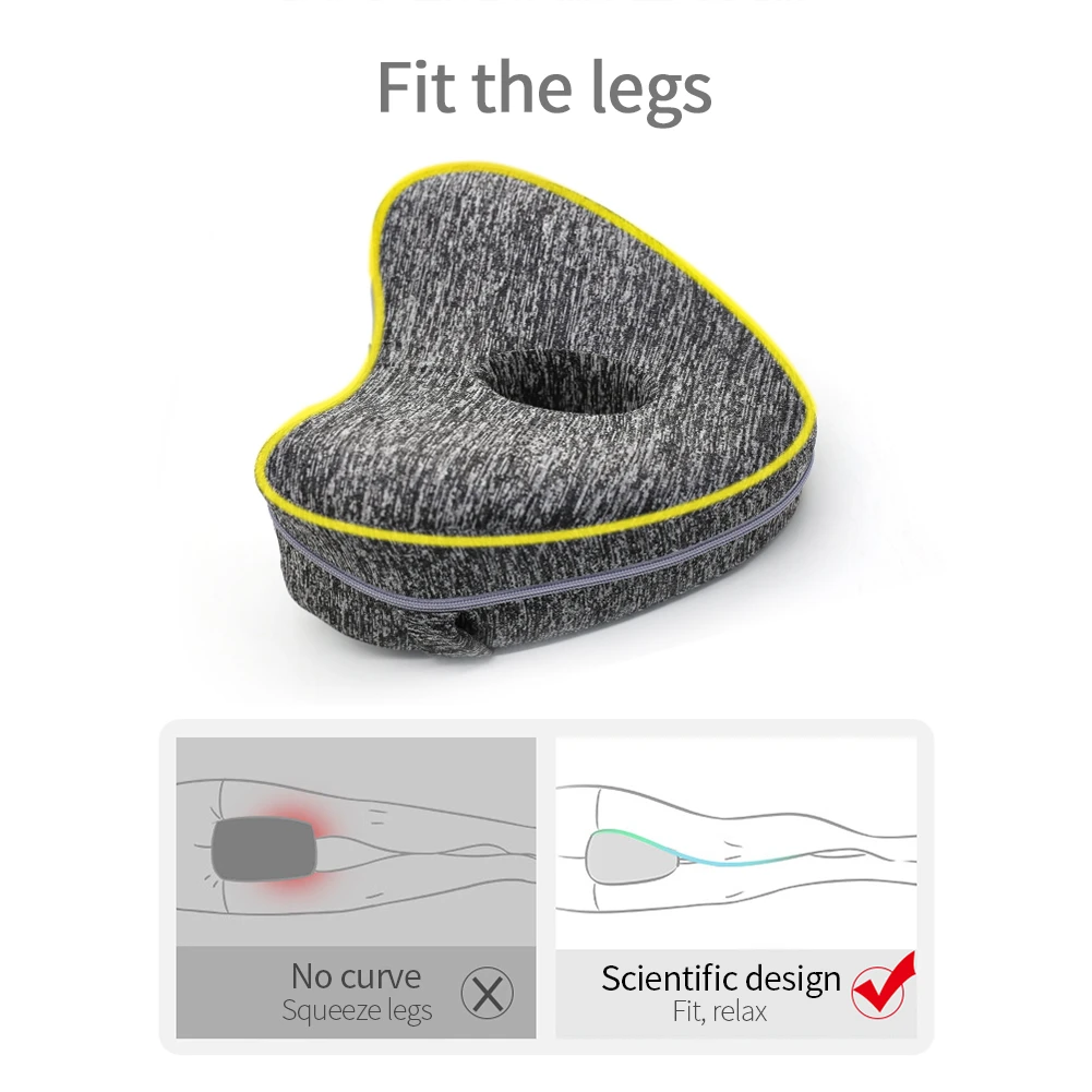 Ортопедическая подушка для сна из пены с эффектом памяти позиционера ног